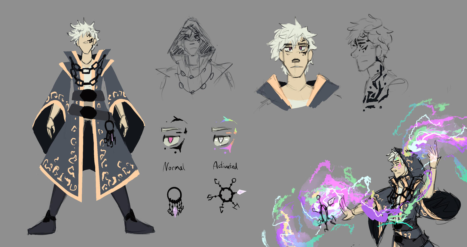 Character concept for Chronicles of Wisdom