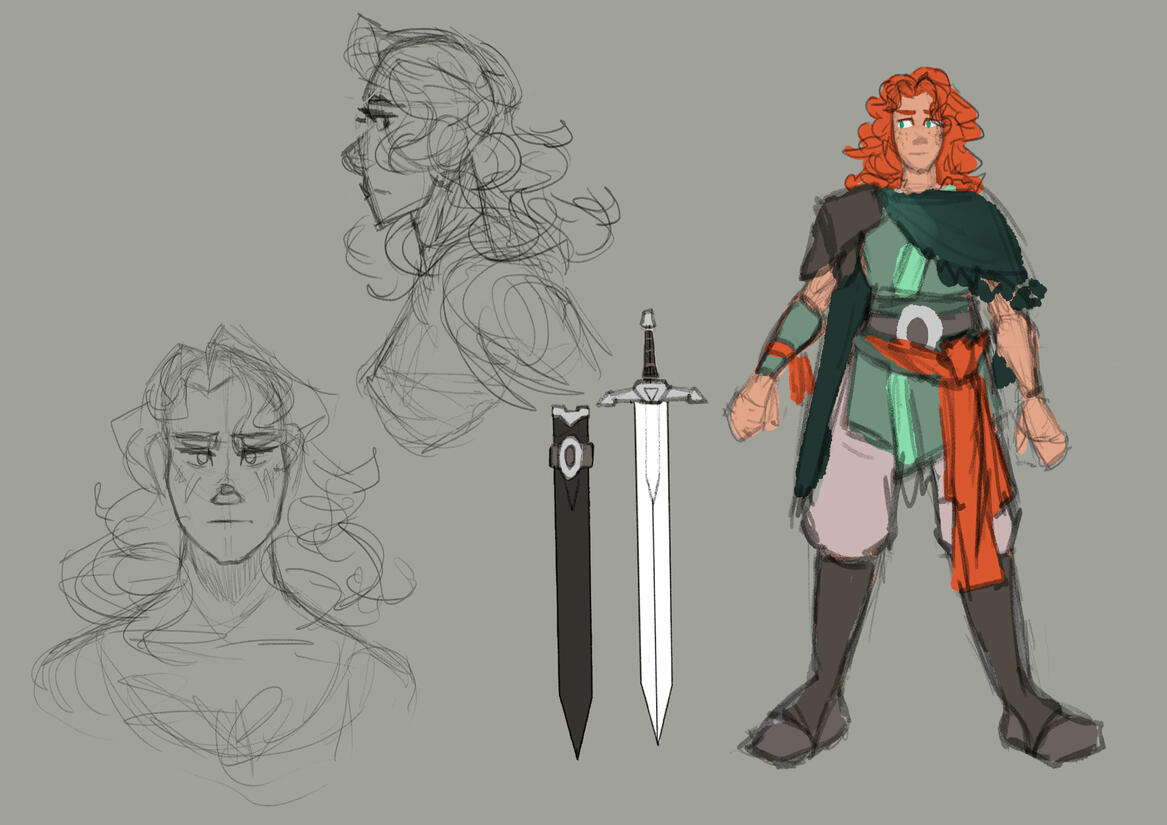 Character concept for Iskandan